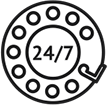 icon-24-7 Server Monitoring